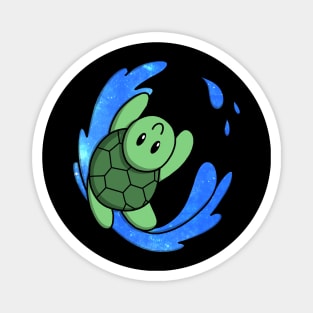 Turtle's Sparkly Wave Magnet